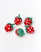 Tara Treasures Felt Strawberries Set of 5 (Red)