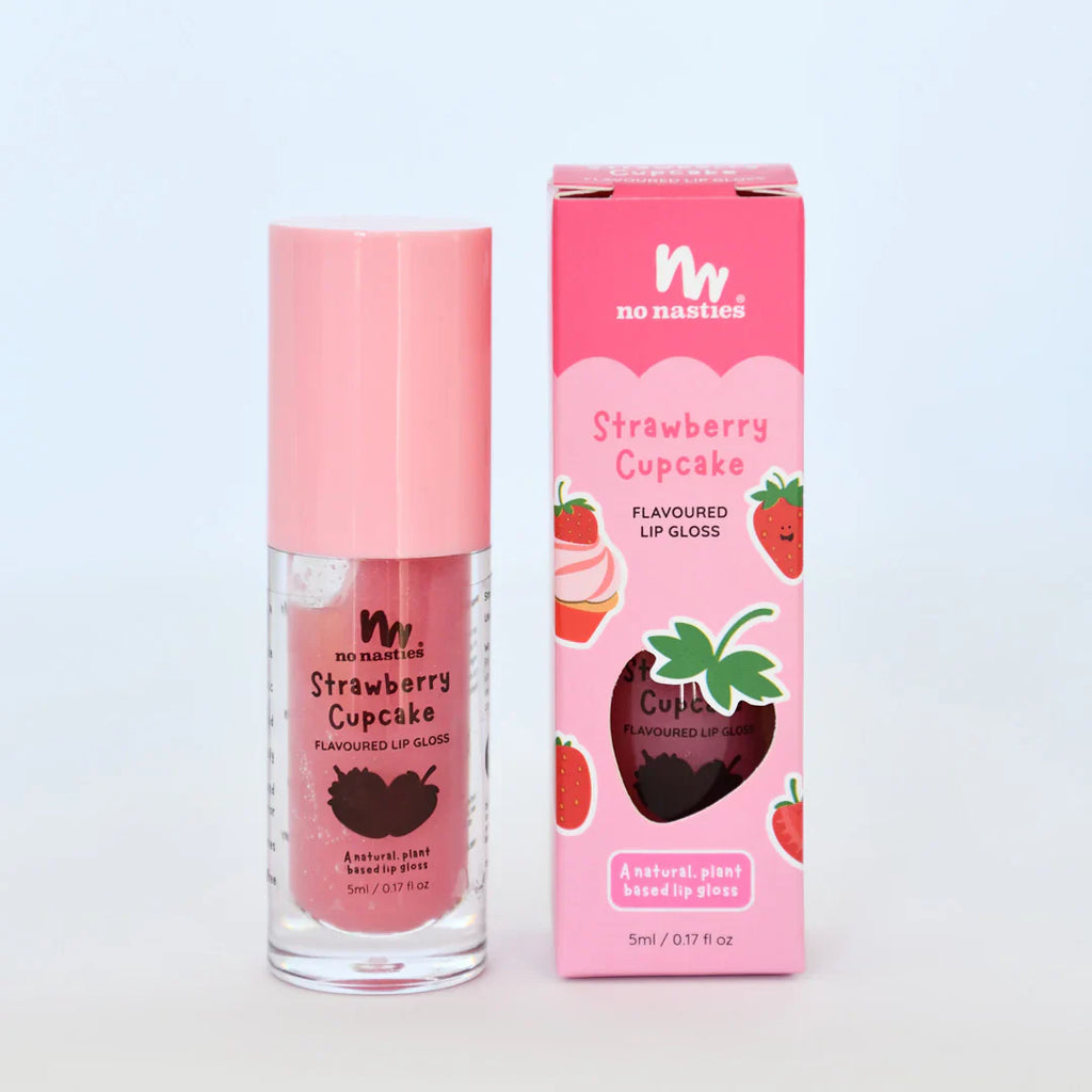 No Nasties Kids Lip Gloss (Strawberry Cupcake)