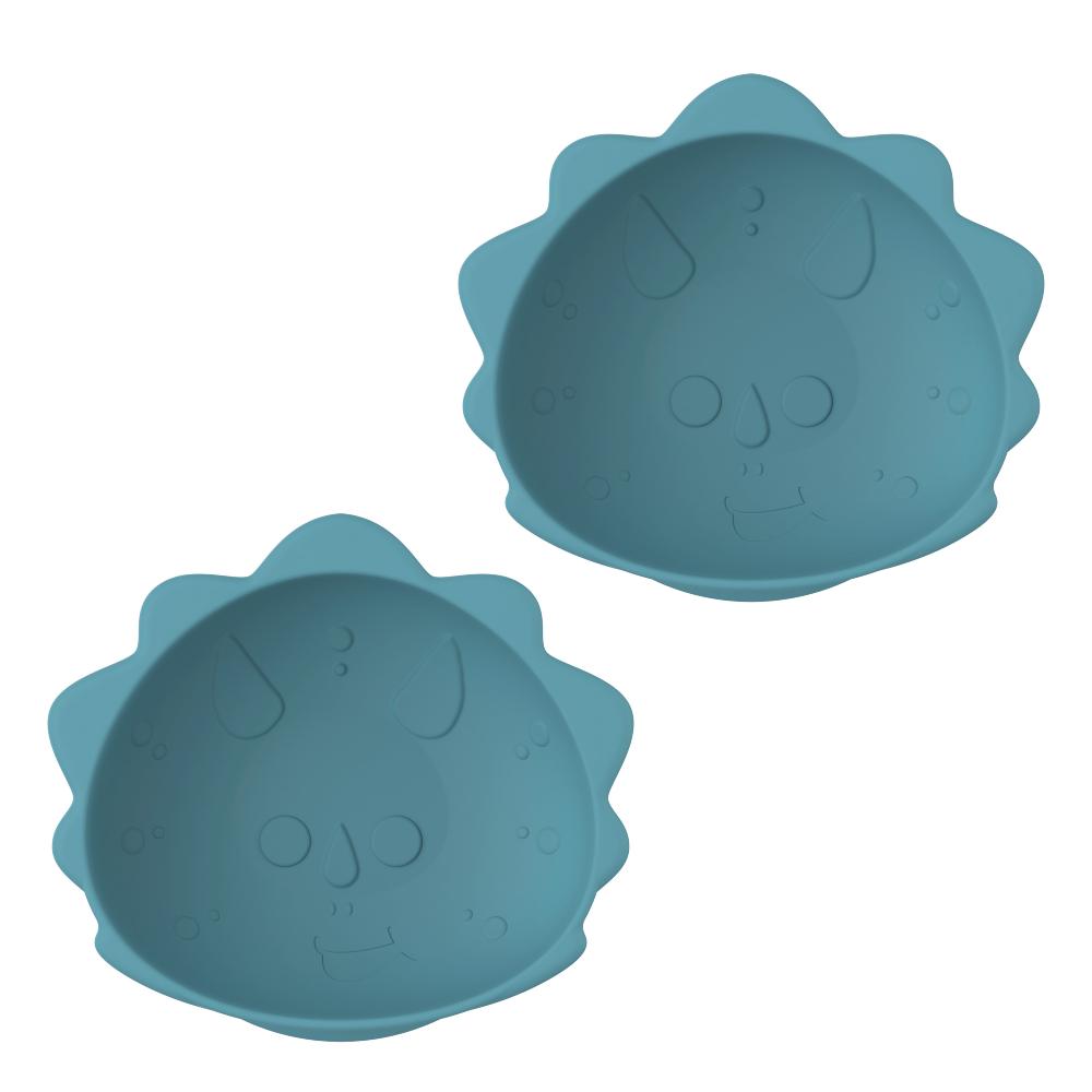 Melii Suction Bowl 2pk (Luxe Dino)