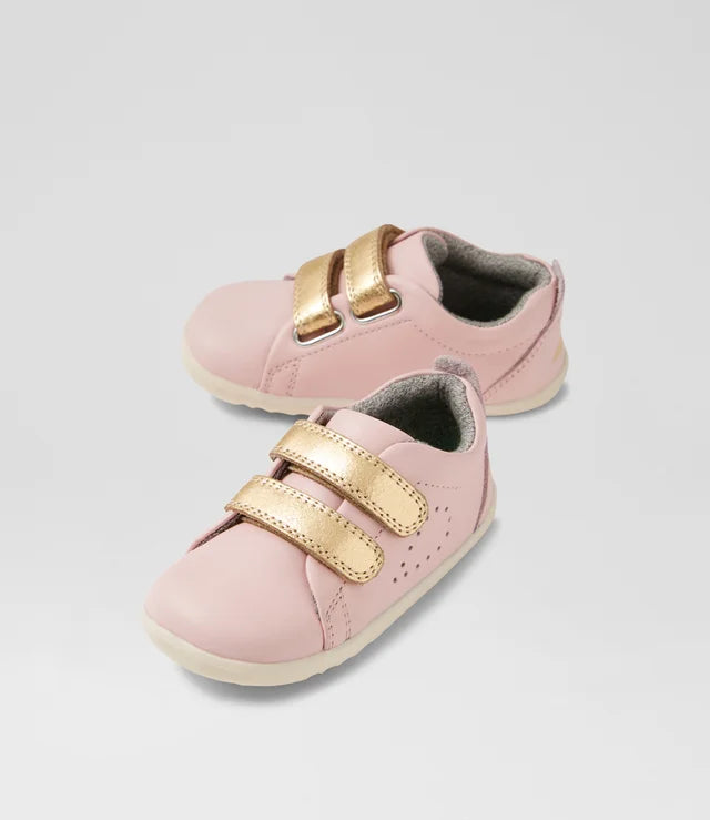Bobux Step Up Grass Court Trainer (Ballet Pink)