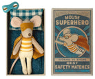 maileg super hero little brother mouse in matchbox