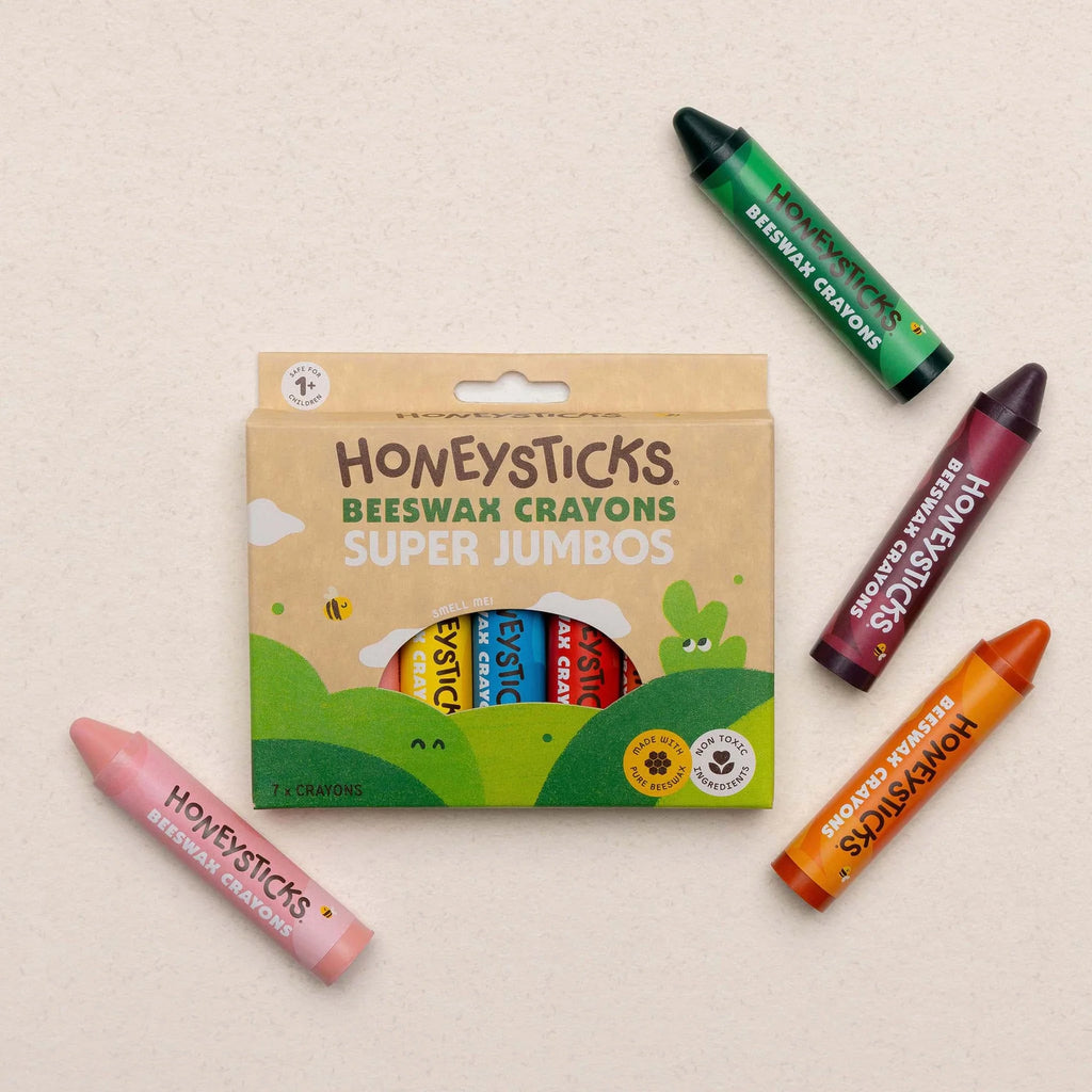 Honey Sticks Beeswax Crayons Super Jumbos (7pk)