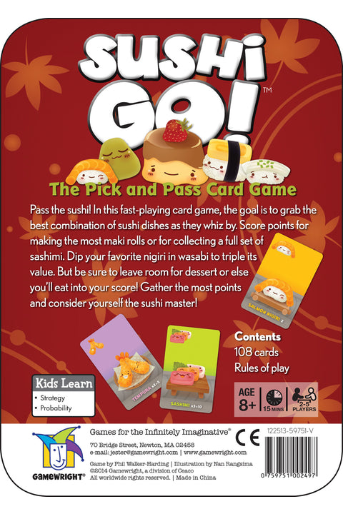 Gamewright Sushi Go Card Game