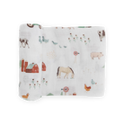 Little Unicorn Cotton Muslin Swaddle (Farmyard)