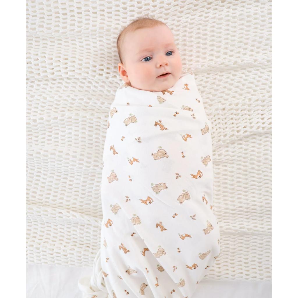 Lummi in Colour Swaddle Wrap (Bear & Bunny)