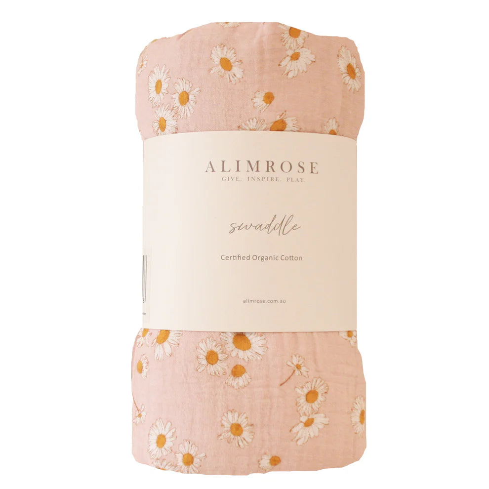 Alimrose Muslin Swaddle (Daisy Days)