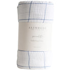 Alimrose Muslin Swaddle (Grid Navy)