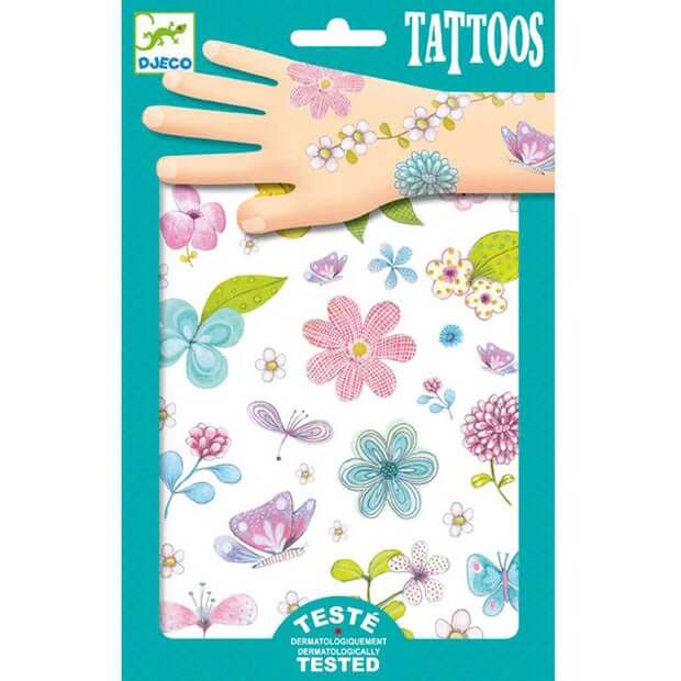 Djeco Temporary Tattoos (Flowers in Field)