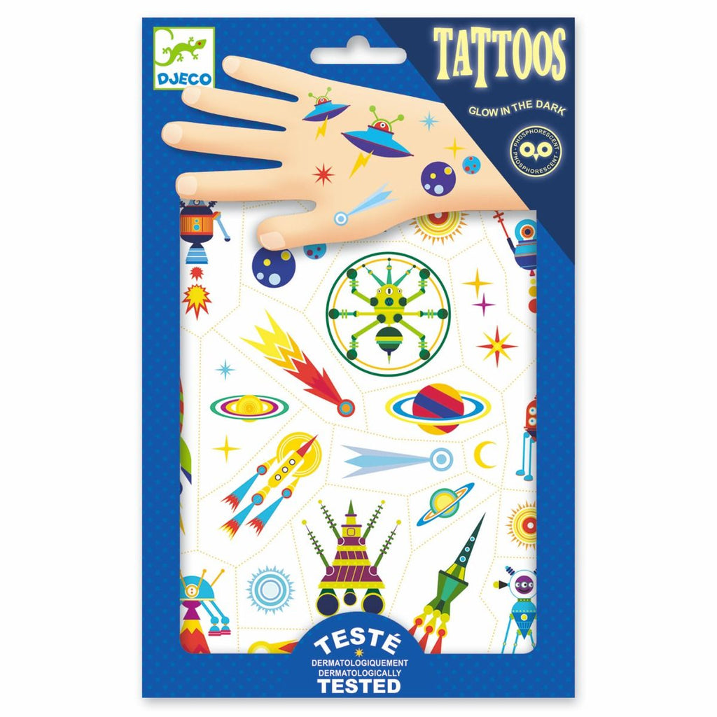 Djeco Temporary Tattoos (Space Oddity)