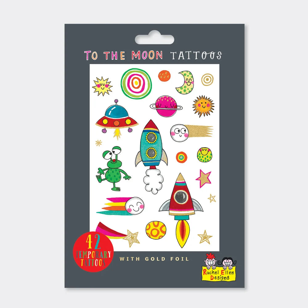 Rachel Ellen Temporary Tattoos (To The Moon)
