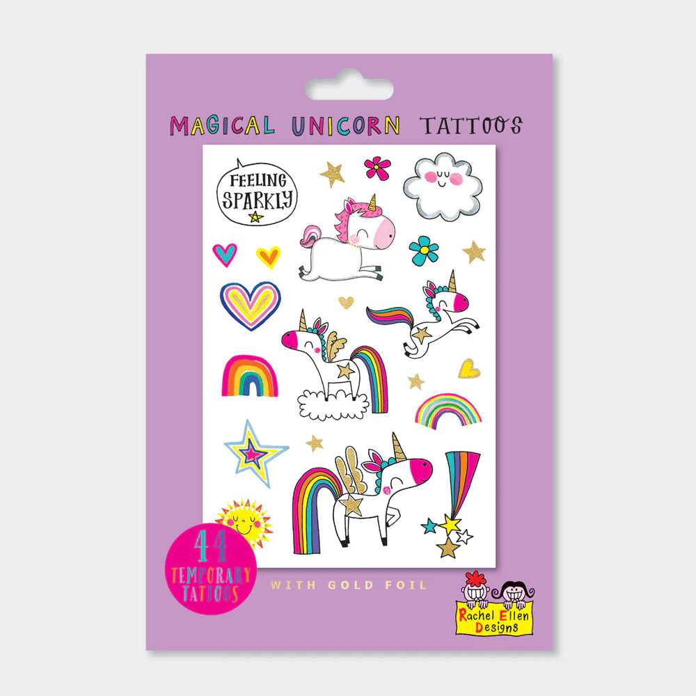 Rachel Ellen Temporary Tattoos (Magical Unicorns)