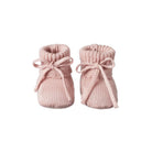 Nature Baby Teddy Booties (Rose Dust)