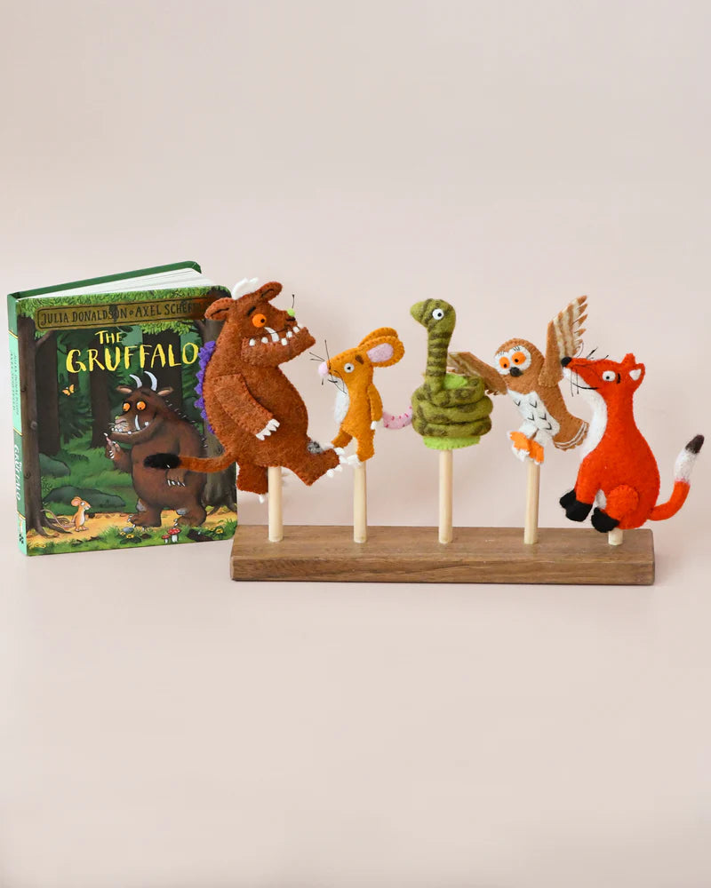 Tara Treasures Felt The Gruffalo Finger Puppets Set