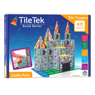 TileTek Magnetic Tiles 40pc Tile Toppers (Castle Pack)