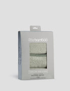 Little Linen Towelling Washcloths 3pk (Bayleaf)