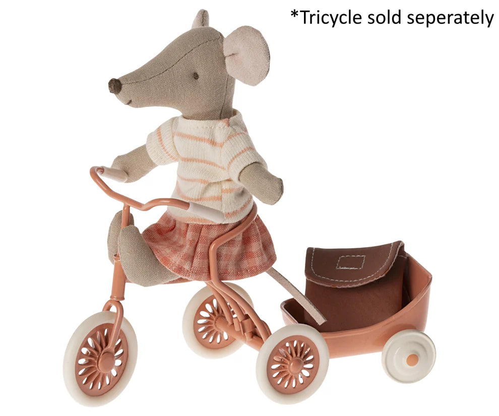 Maileg Tricycle Mouse Big Sister (Coral)