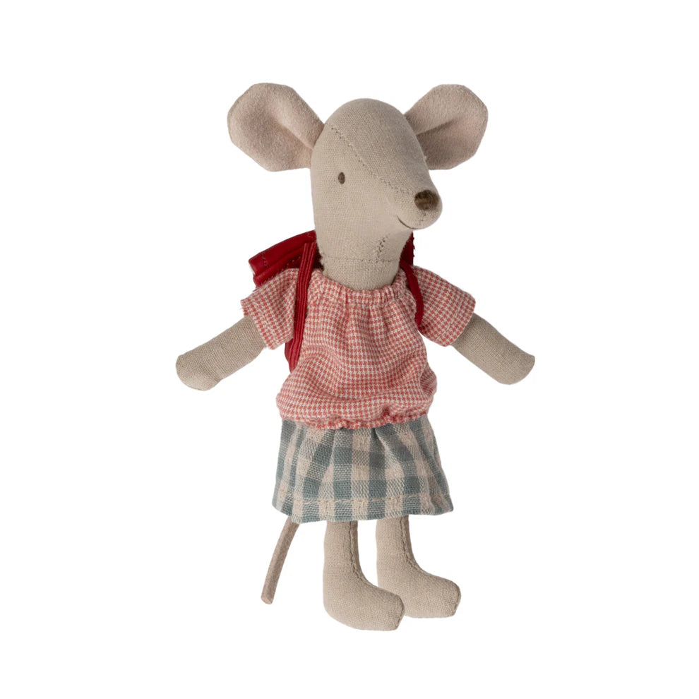 Maileg Tricycle Mouse Big Sister (Red)