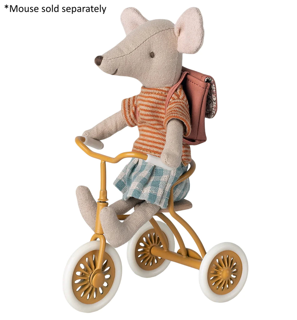 Maileg Abri A Tricycle for Mouse (Ochre)