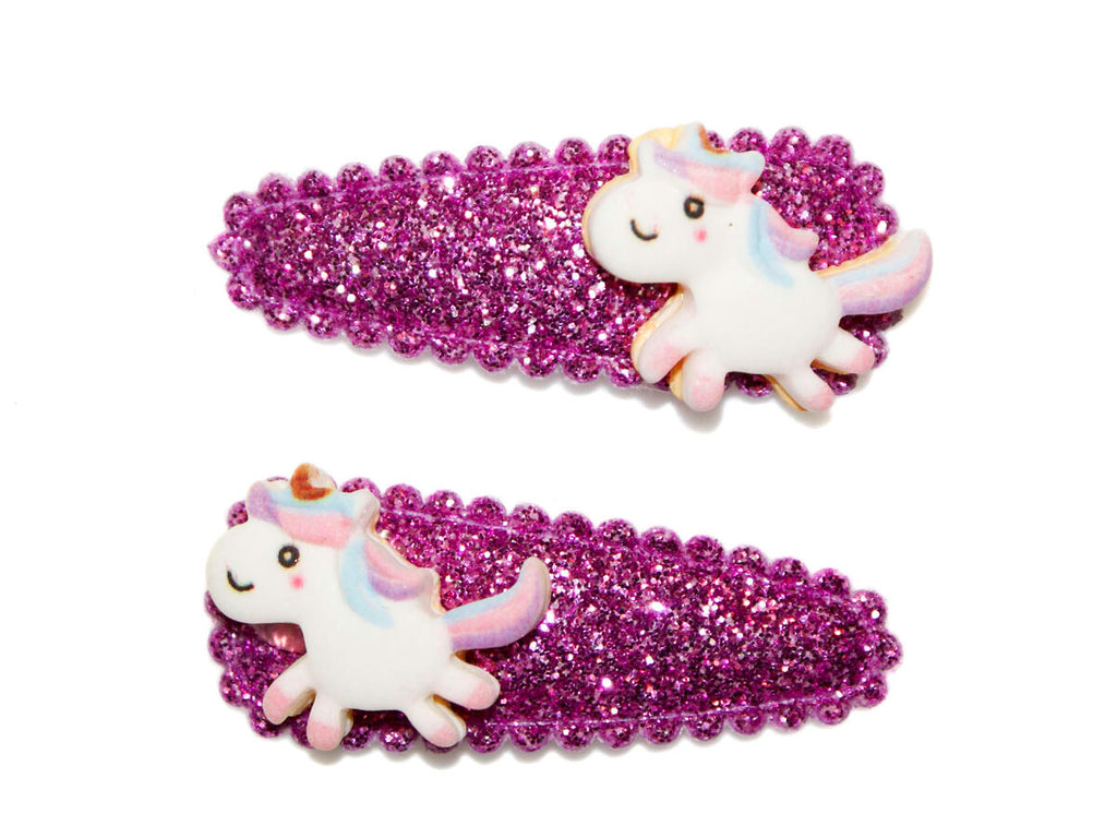 Goody Gumdrops Unicorn Glitter Snap Clips