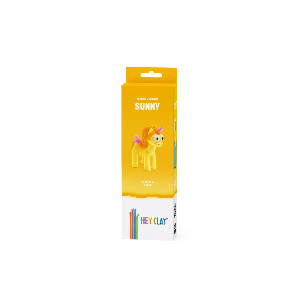 Hey Clay Rainbow Unicorns - Sunny (3 Cans)