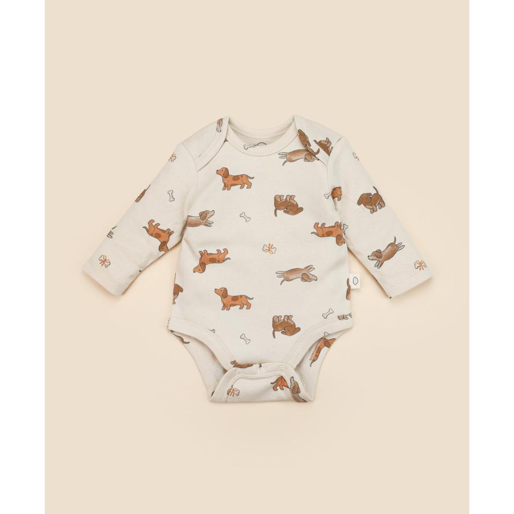 Lummi in Colour LS Bodysuit (Dachshund Dog)