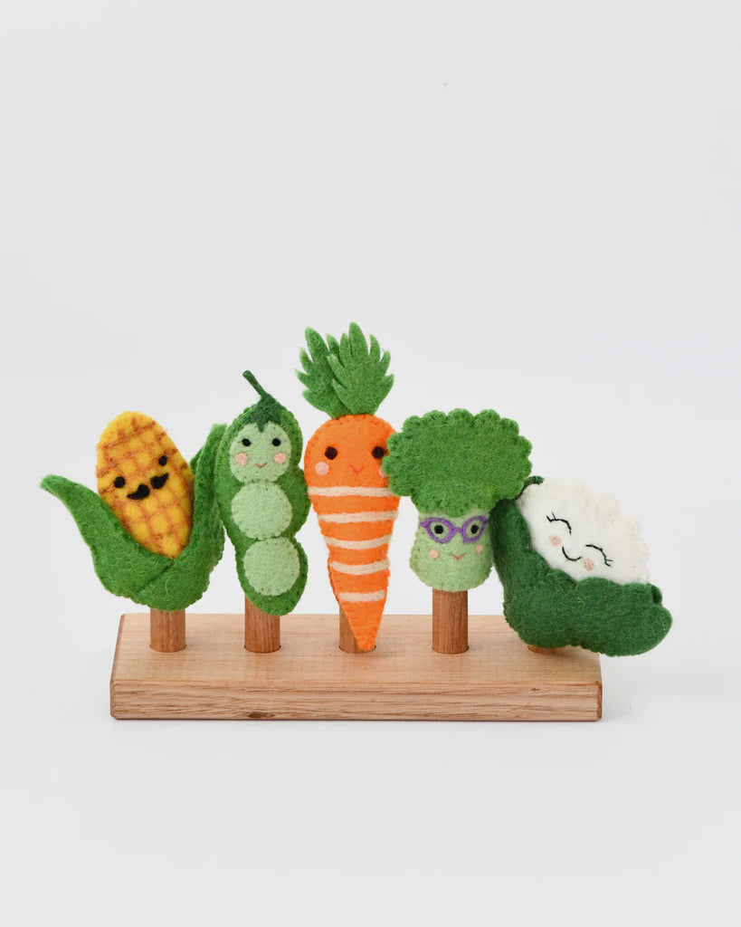 Tara Treasures Finger Puppet Set (Vegetables)