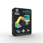 CONNETIX PRO Magnetic Tiles Build it 4 Ways Pack (Vehicles Pack 30pc)