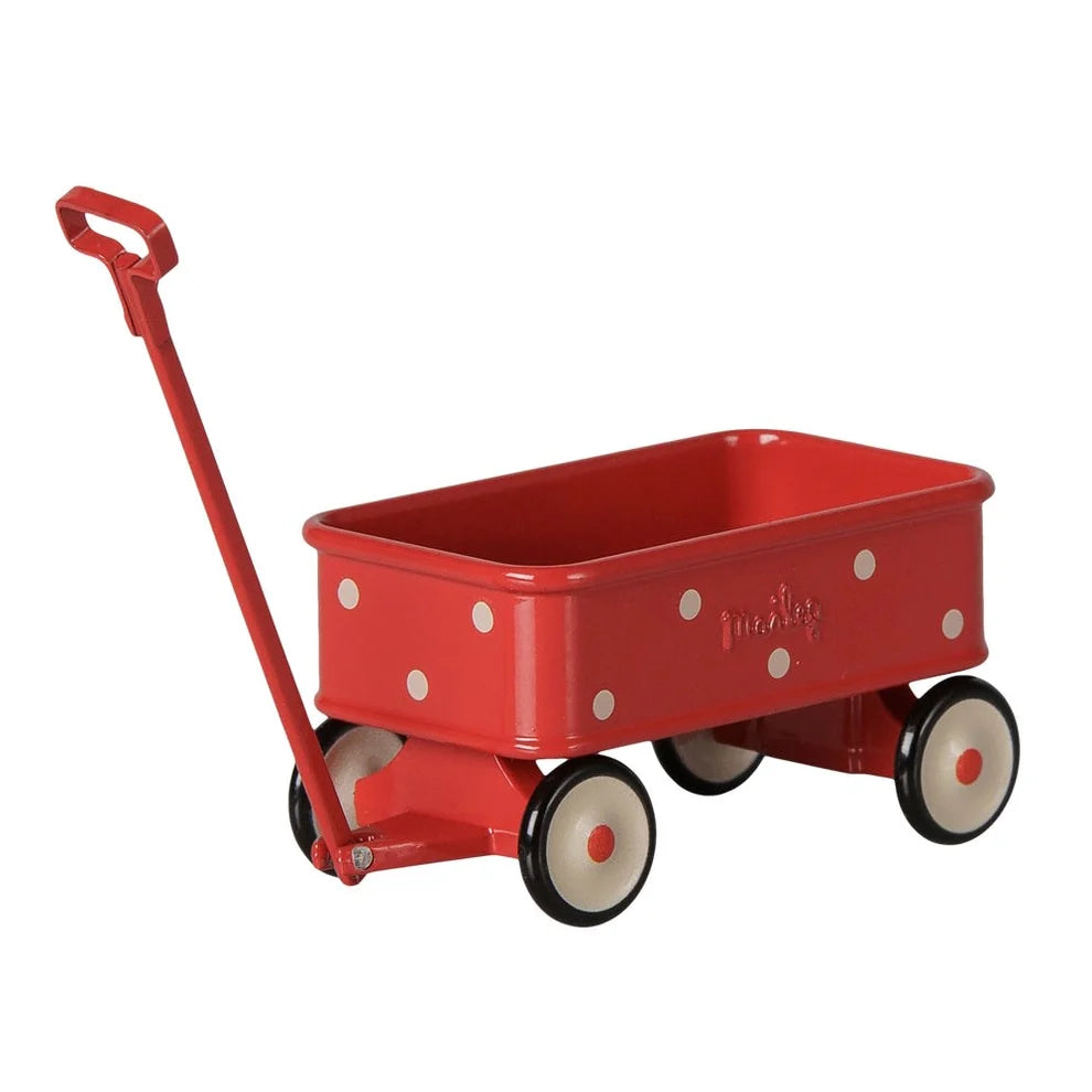 Maileg Wagon Mouse (Red)