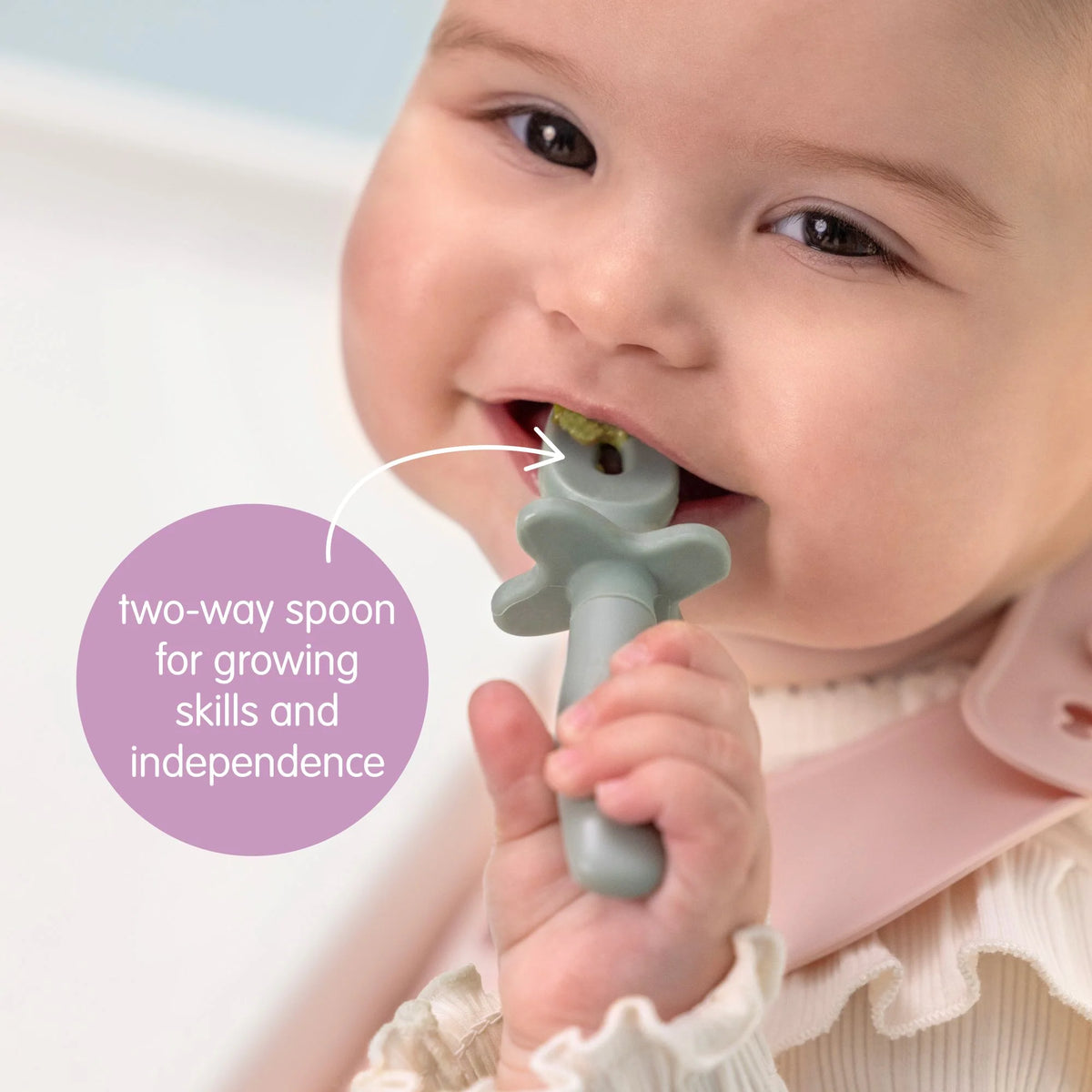 b.box Weaning Cutlery Trio (Sage)