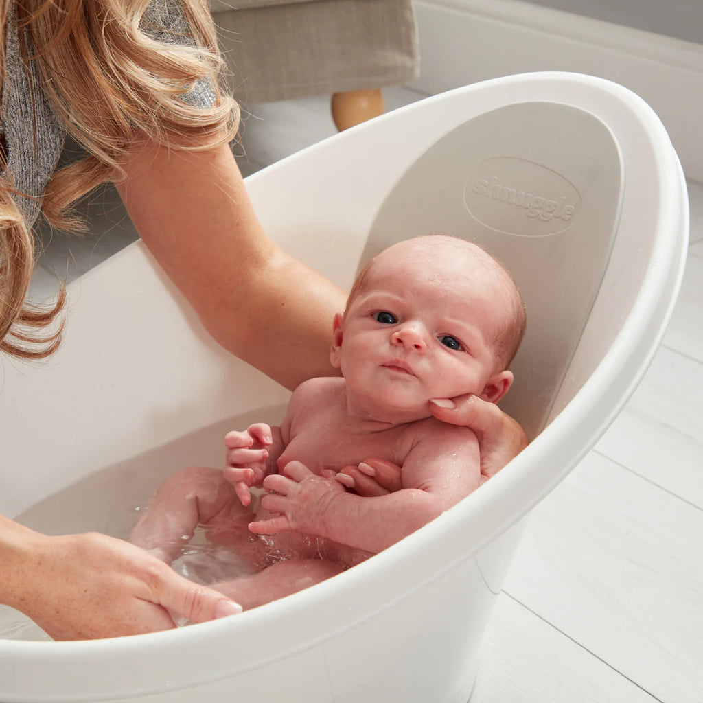 Shnuggle Baby Bath (White/Slate Grey)