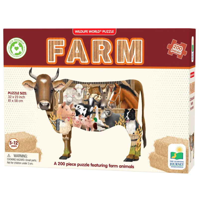 The Learning Journey Wildlife World 200pce Puzzle (Farm)