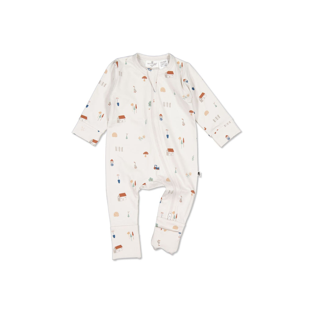 B&B Baby L/S Zip Suit (Simple Life)