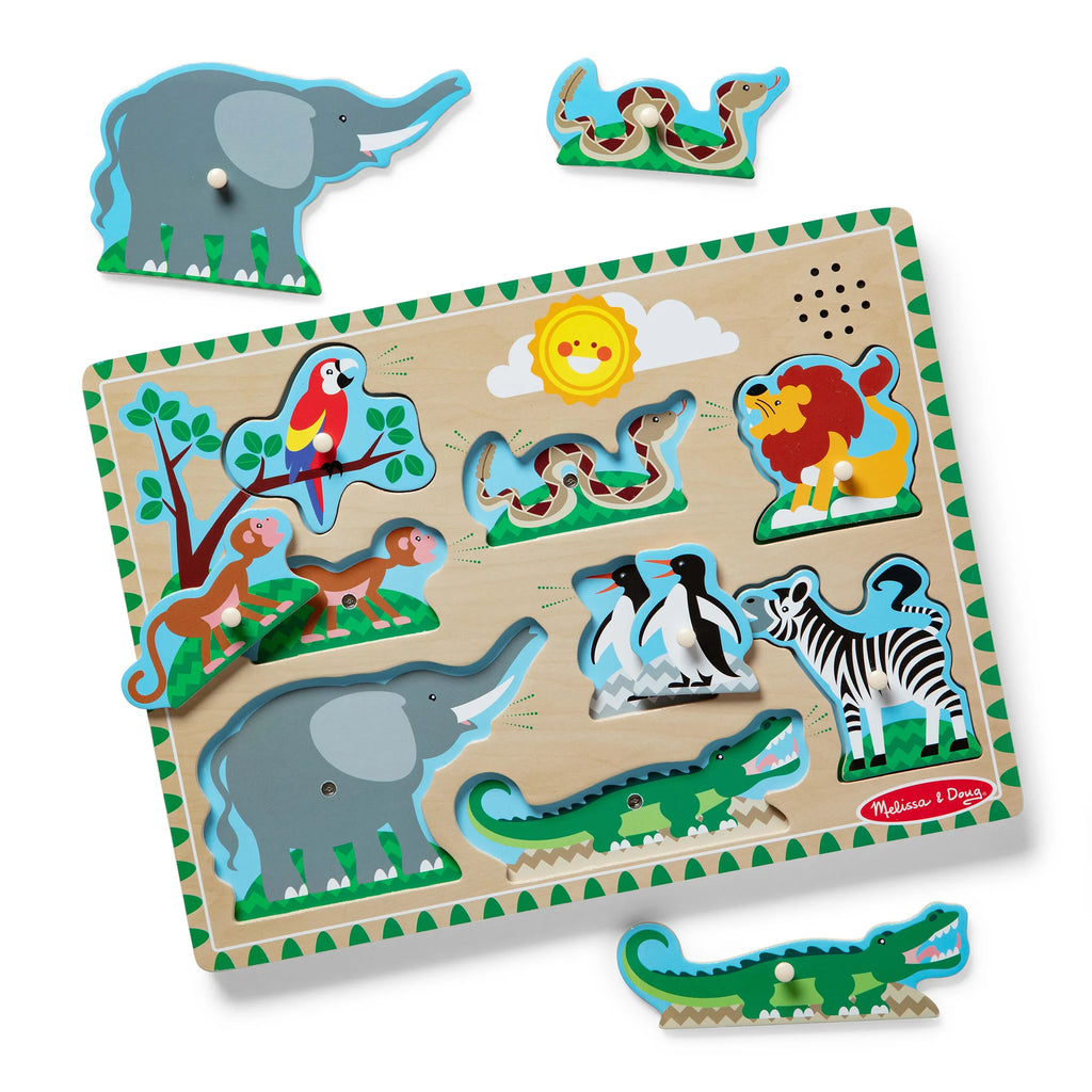 Melissa & Doug Sound Puzzle (Zoo Animals)
