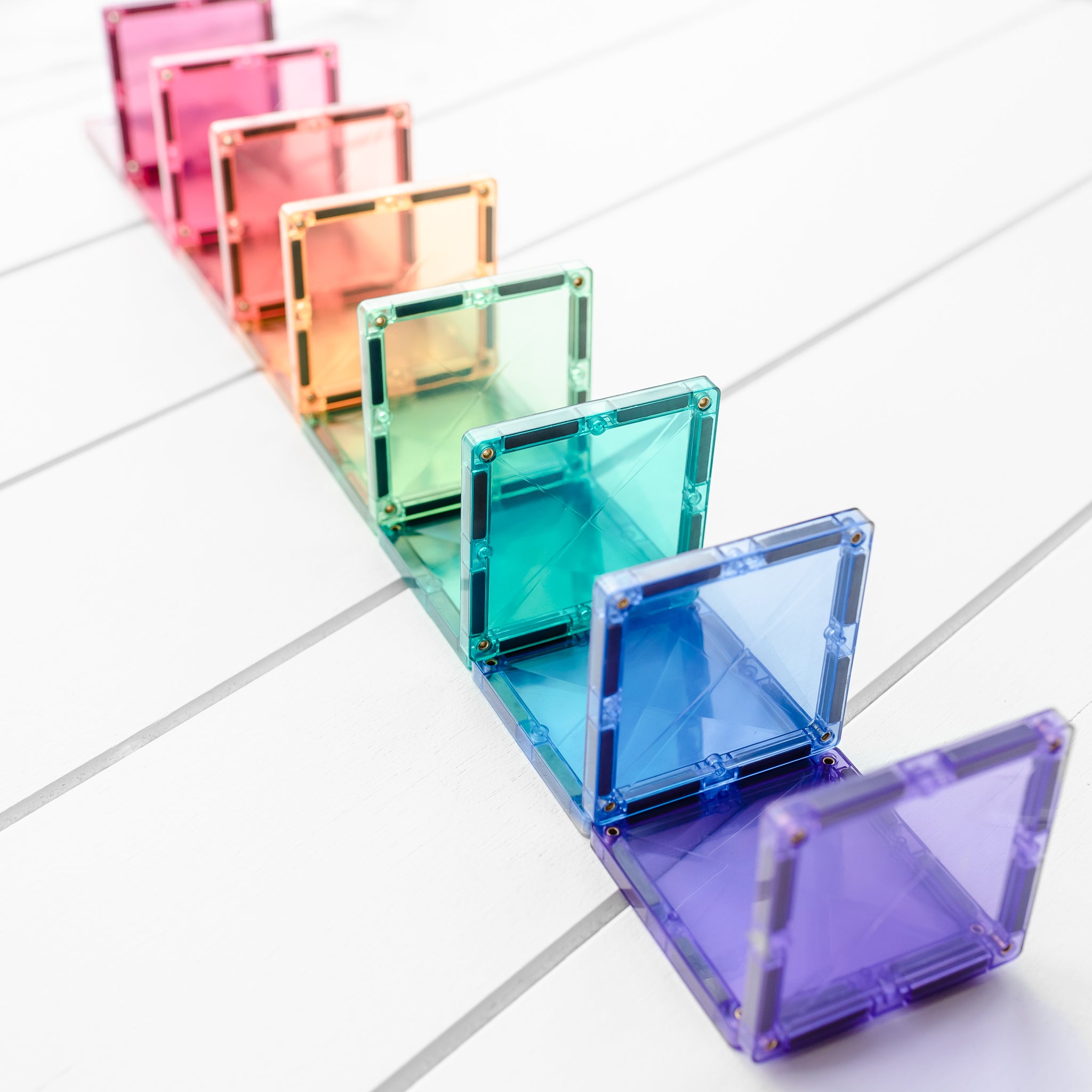 Connetix magnetic tiles 120 piece pastel pack