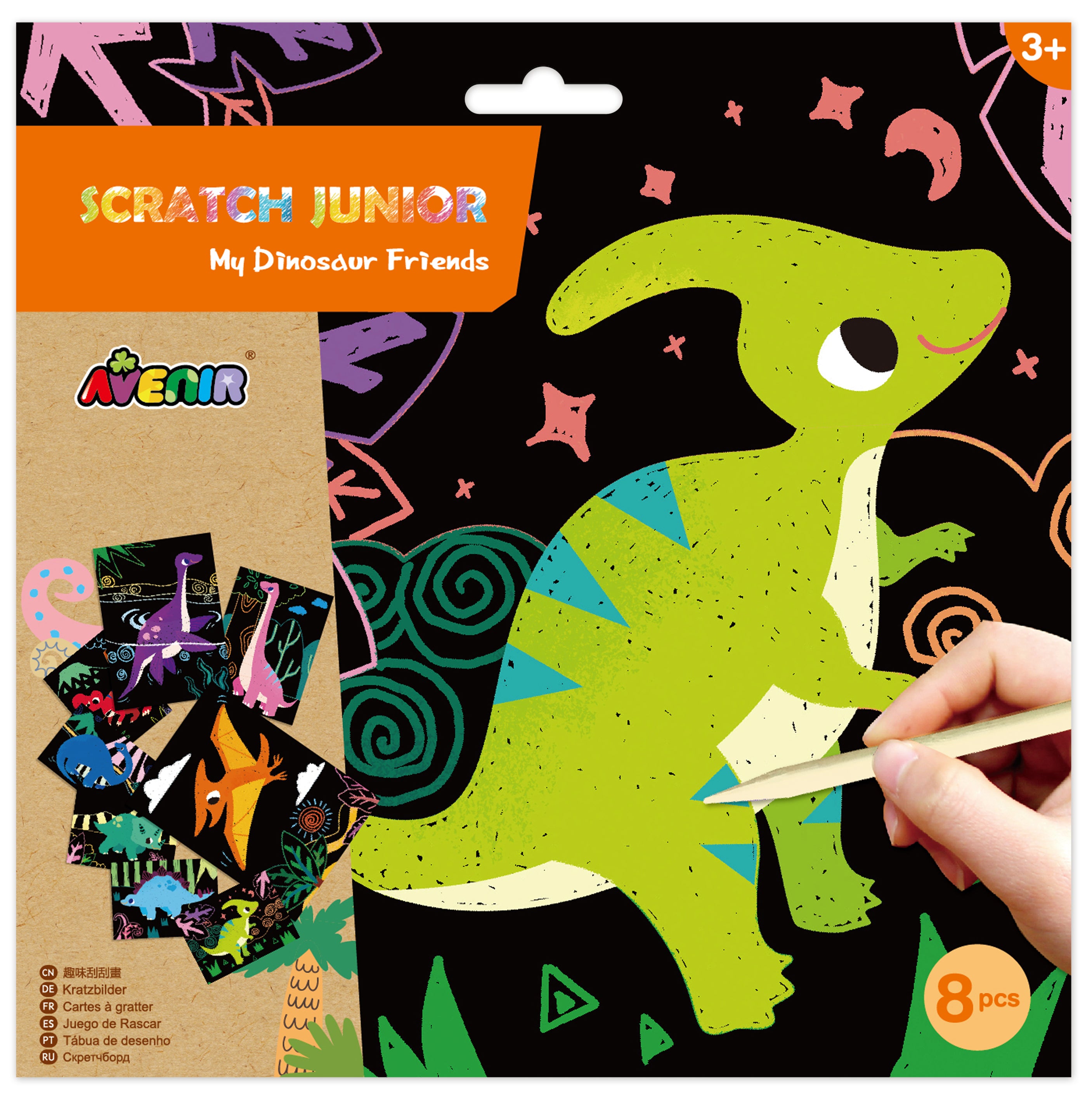 avenir scratch junior kit my dinosaur friends