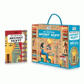 Sassi Puzzle & Book Set - Ancient Egypt (200 Pce Puzzle)