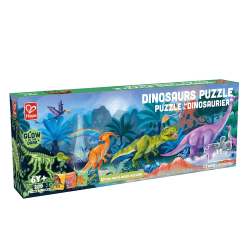 Hape 200pc Glowing Dinosaur Puzzle