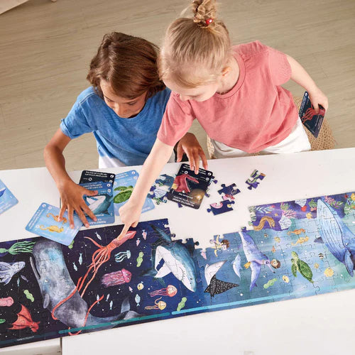 Hape 200pc Glowing Ocean Life Puzzle