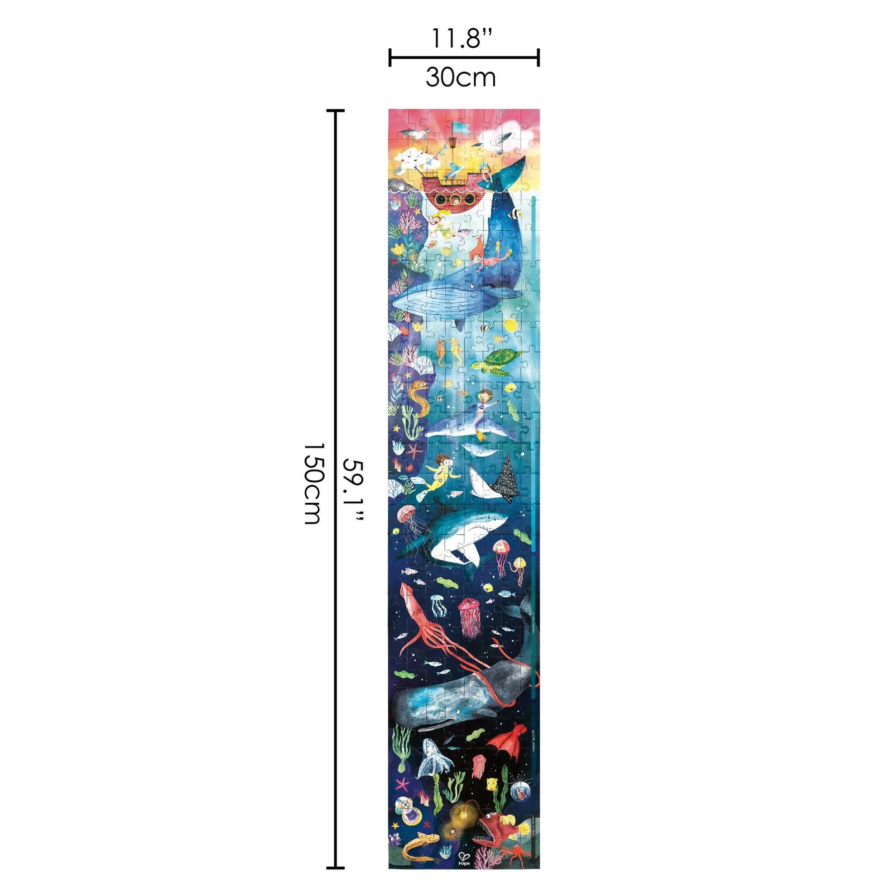 Hape 200pc Glowing Ocean Life Puzzle