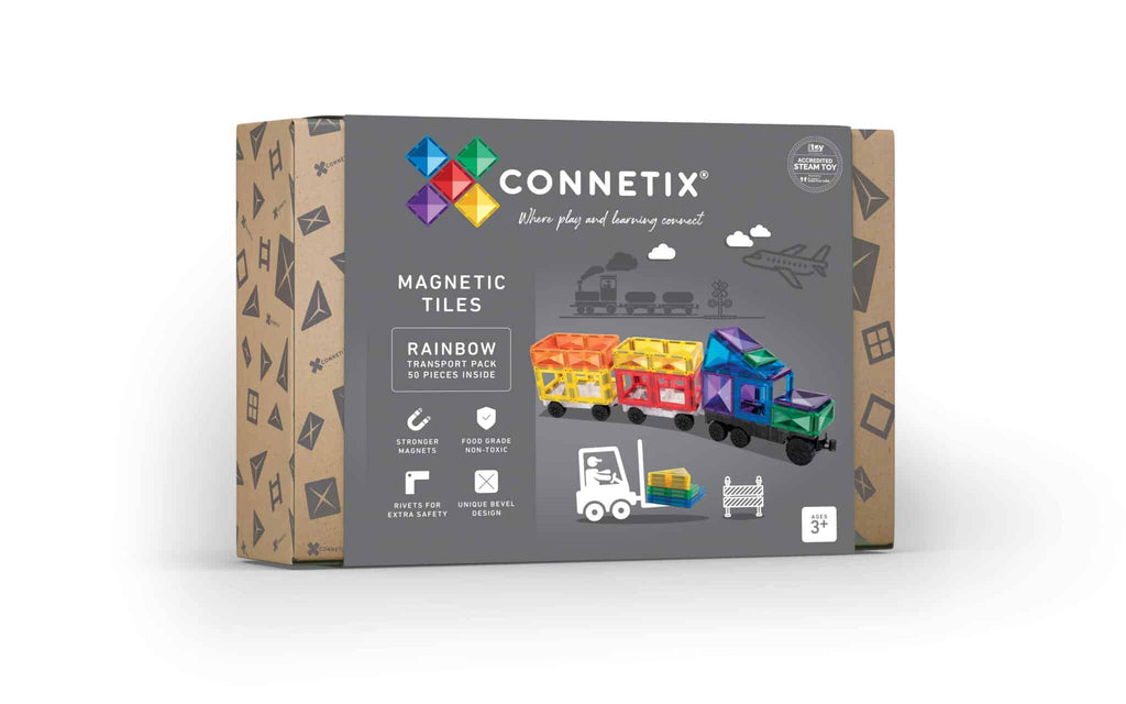 Connetix Tiles 50 Piece Transport Pack