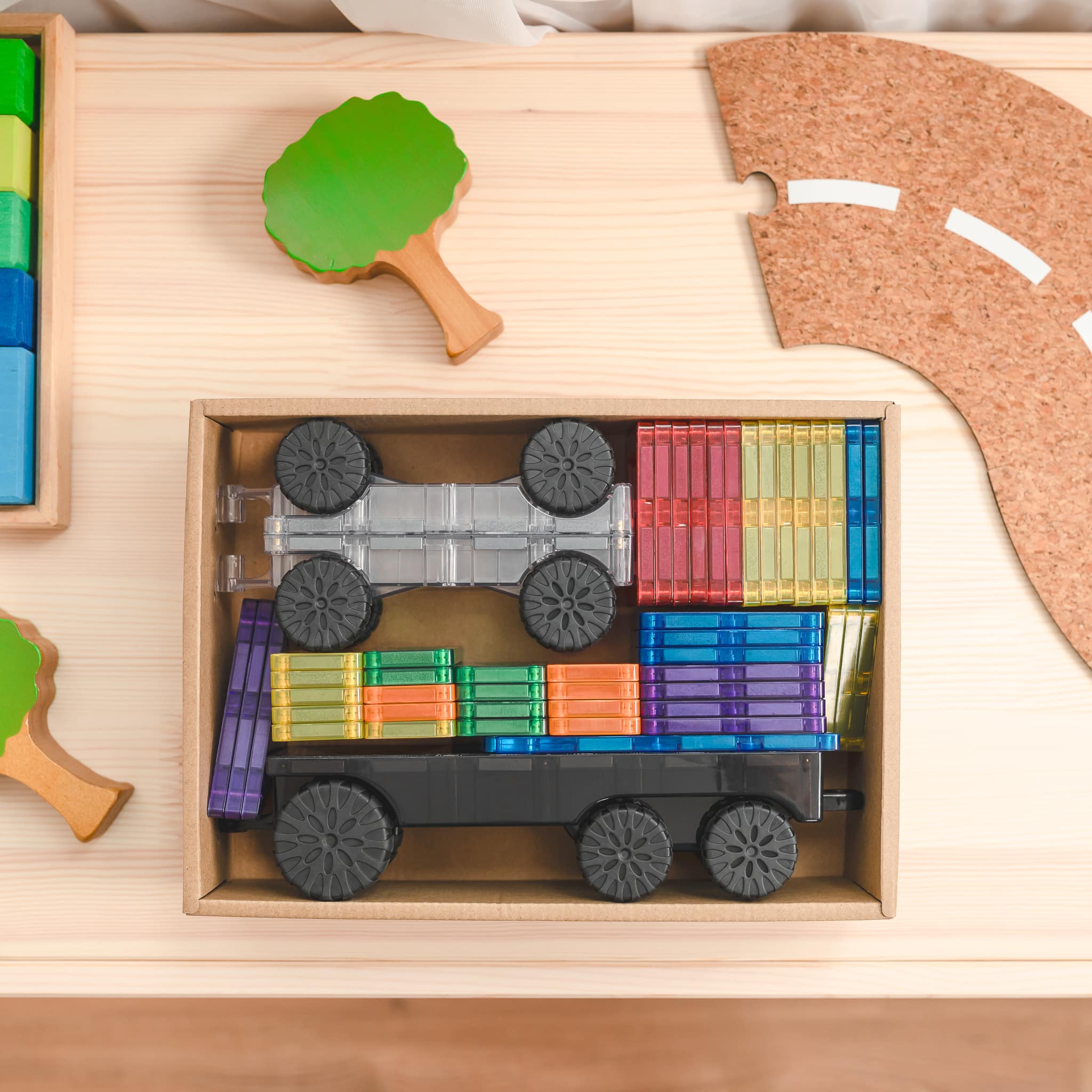 Connetix Tiles 50 Piece Transport Pack