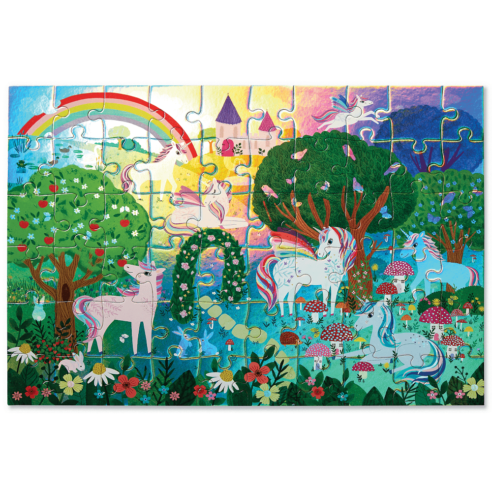 Croc Creek 60 Pce Foil Puzzle (Sparkling Unicorn)