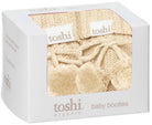 toshi baby booties in oatmeal
