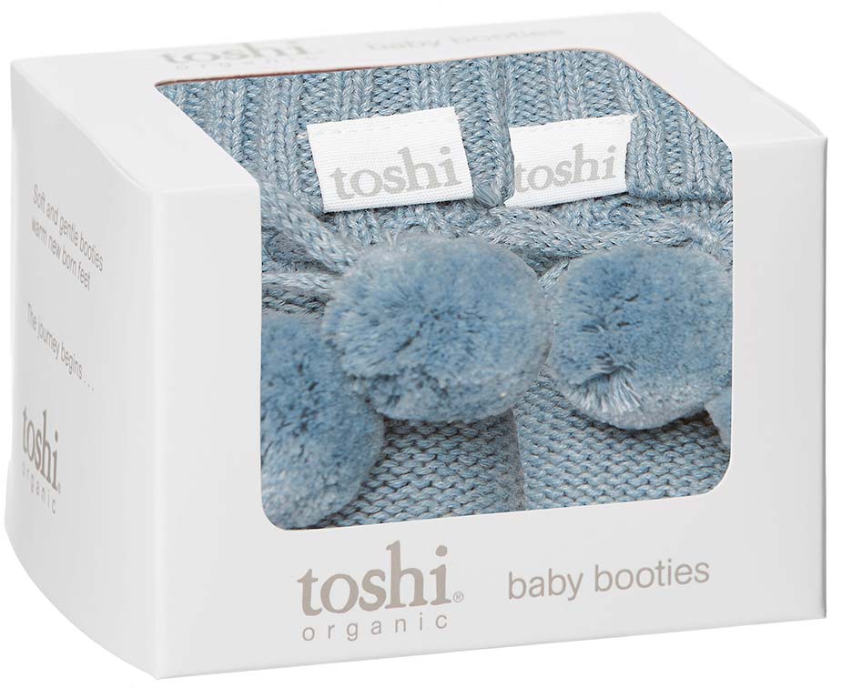 Toshi Baby Booties (Storm)