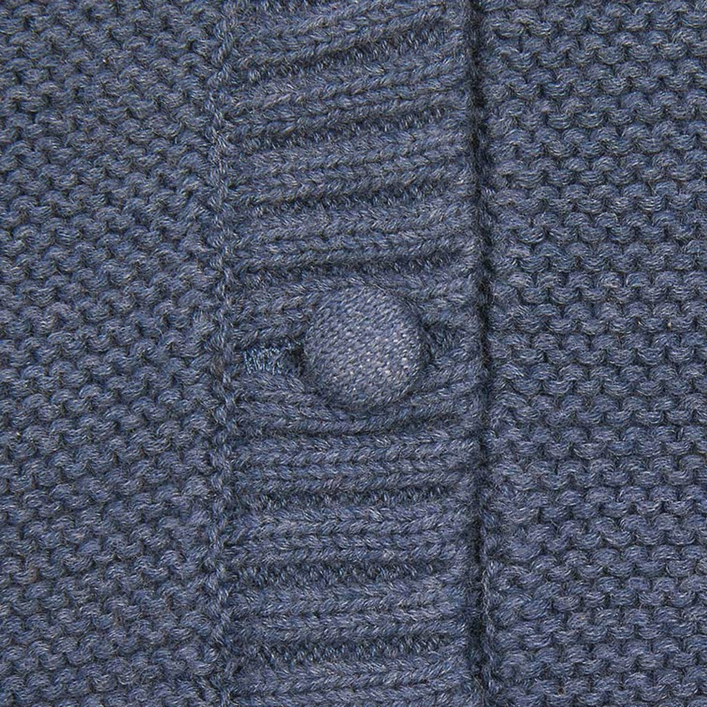 Toshi Organic cotton Andy Cardigan in moonlight blue
