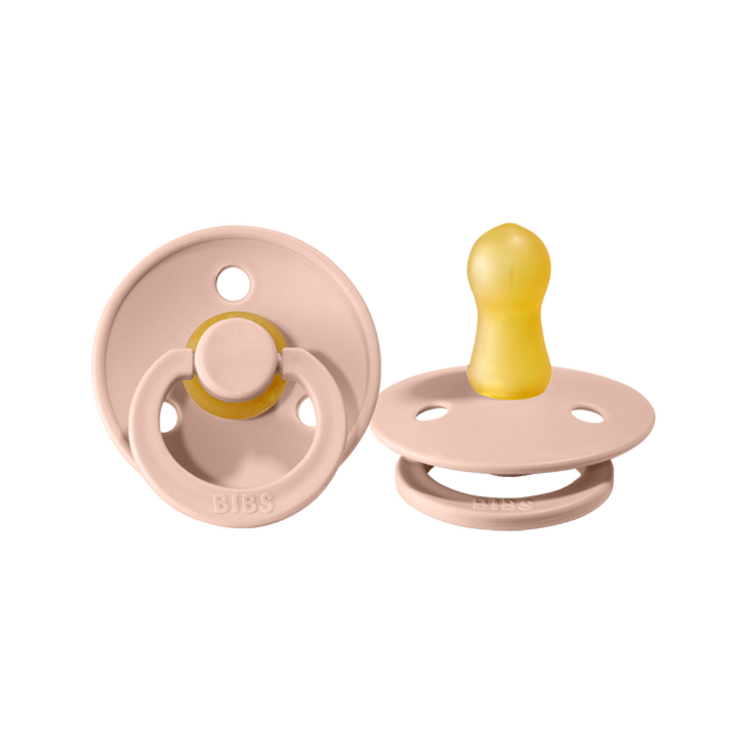 bibs pacifier 2 pack of baby dummy in blush