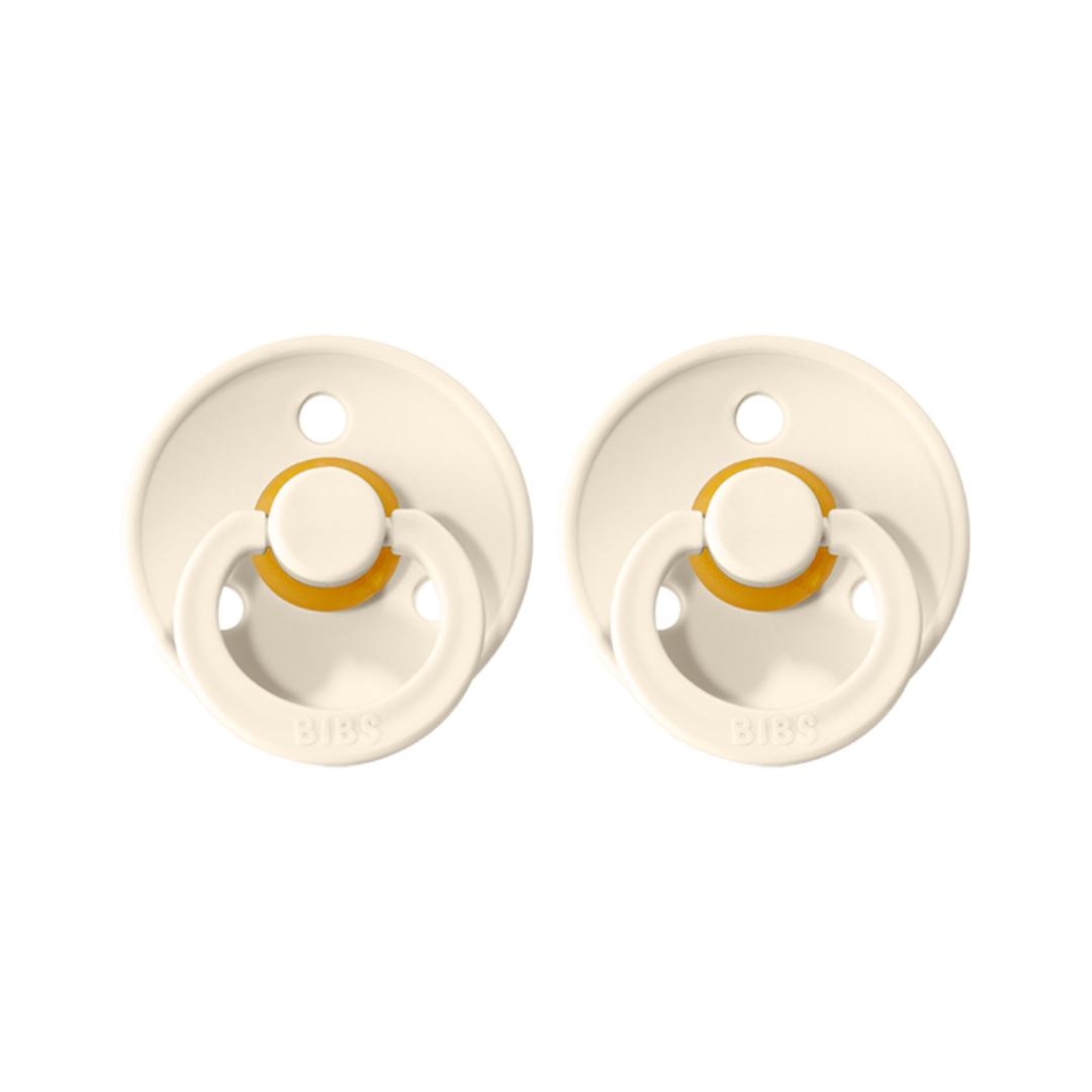 bibs dummies 2 pack in ivory