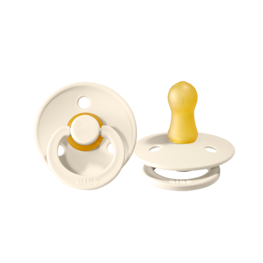 bibs dummies 2 pack in ivory