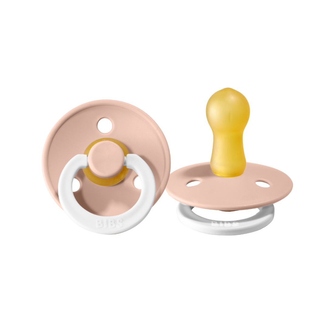 bibs dummies two pack night glow in blush