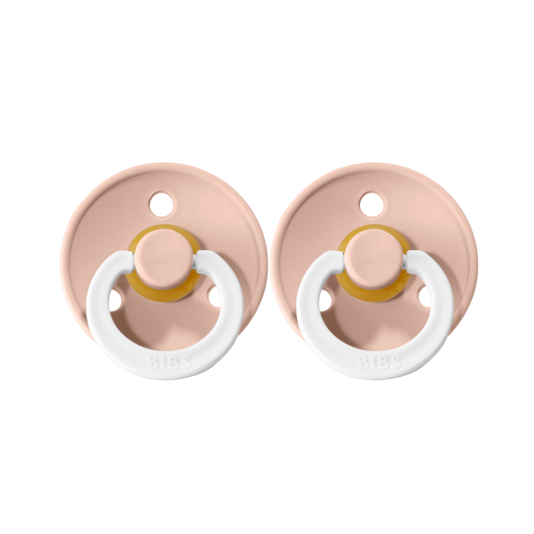 bibs dummies two pack night glow in blush